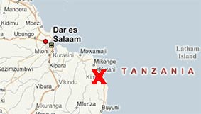 dar es salaam kimbiji map