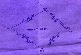 site plan of the title deed
