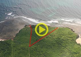 Sea cliffs aerial picture